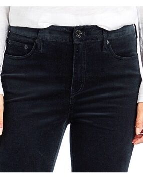 Vineyard Vines Black High-Rise Corduroy